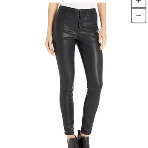 Blank NYC faux leather high rise skinny pants
